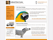 Tablet Screenshot of catfordprintcentre.co.uk